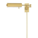 Hampshire Plug-In Wall Sconce - Aged Brass