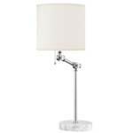 Essex Table Lamp - Polished Nickel / Cream