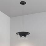 STELLR Recessed Pendant - Black Powdercoat