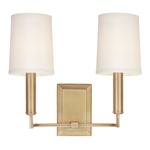 Clinton Wall Sconce - Aged Brass / Off White