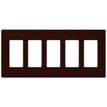 Claro Designer Style Wall Plate - Gloss Brown