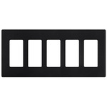 Claro Designer Style Wall Plate - Satin Midnight
