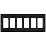 Claro Designer Style Wall Plate - Satin Midnight