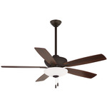 Minute Ceiling Fan - Oil Rubbed Bronze / Medium Maple / Dark Walnut