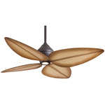 Gauguin Ceiling Fan with Light - Oil Rubbed Bronze / Bahama Beige