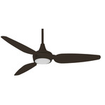 Seacrest Outdoor Ceiling Fan with Light - Oil Rubbed Bronze / Oil Rubbed Bronze / Etched White