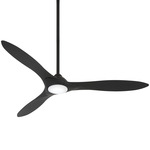 Sleek Smart Ceiling Fan with Light - Coal / Coal