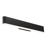 0 to 60 Bath Vanity & Wall Light - Black / White