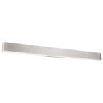 0 to 60 Bath Vanity & Wall Light - Brushed Nickel / White