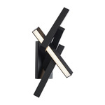 Chaos Outdoor Wall Sconce - Black