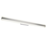 Cinch Bath Vanity & Wall Light - Brushed Nickel / Frosted
