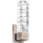 Juliet Wall Sconce - Brushed Nickel / Clear