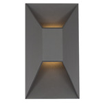 Maglev Outdoor Wall Sconce - Bronze / Etched Glass