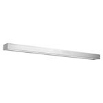 Open Bar Bath Vanity & Wall Light - Brushed Nickel / White