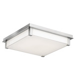 Polar Wall / Ceiling Light - Brushed Nickel / Mitered