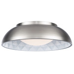 Prisma Wall / Ceiling Light - Brushed Nickel / Opal
