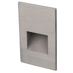 Vertical Step Light - Stainless Steel / Frosted
