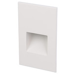 Vertical Step Light - White / Frosted