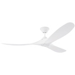 Maverick Coastal Ceiling Fan - Matte White / Matte White