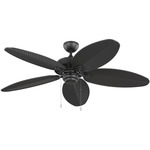 Cruise Outdoor Ceiling Fan - Matte Black / Black