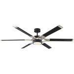 Loft Ceiling Fan with Light - Midnight Black / Midnight Black