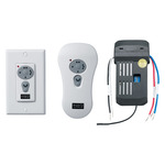 Wall / Remote Control Kit with Receiver - White