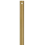 Fan Downrod 0.5 Inch Diameter - Burnished Brass