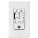 ESSWC-6 4-Speed Fan / Light Wall Control - White