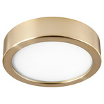 Fleet Disk Light Kit - Aged Brass / Matte White