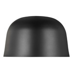 Foundry Flush Mount Ceiling - Nightshade Black