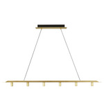 Ponte Linear Suspension - Natural Brass