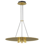 Ponte Pendant - Natural Brass