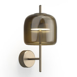 Jube Wall Sconce - Matte Steel / Burnt Earth