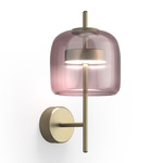 Jube Wall Sconce - Matte Gold / Amethyst