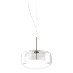 Jube SP G Pendant - Matte Steel / Crystal