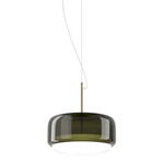 Jube SP G Pendant - Matte Steel / Antique Green