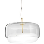 Jube SP G Pendant - Matte Gold / Crystal