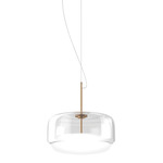 Jube SP G Pendant - Matte Gold / Crystal