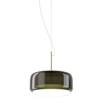 Jube SP G Pendant - Matte Gold / Antique Green