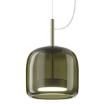 Jube SP S Pendant - Matte Steel / Antique Green