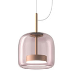 Jube SP S Pendant - Matte Gold / Amethyst