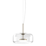 Jube SP 1G Pendant - Matte Steel / Crystal