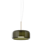 Jube SP 1G Pendant - Matte Gold / Antique Green