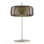Jube LT G Table Lamp - Matte Steel / Burnt Earth