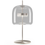 Jube Table Lamp - Matte Steel / Crystal