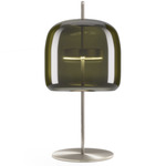 Jube Table Lamp - Matte Steel / Antique Green