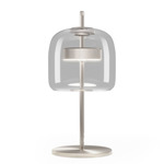 Jube Table Lamp - Matte Steel / Crystal