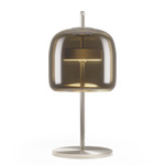 Jube Table Lamp - Matte Steel / Burnt Earth