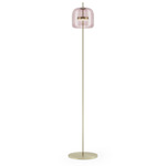 Jube Floor Lamp - Matte Gold / Amethyst