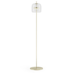 Jube Floor Lamp - Matte Gold / Crystal